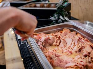 Warm broodjes buffet