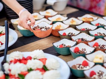 Dessert bestellen bij Woodies catering