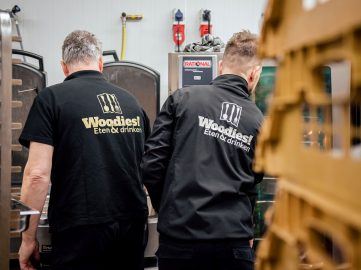 Woodies foto in keuken